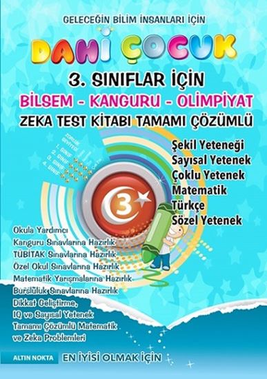 3. Sınıf Dahi Çocuk Bilsem Kanguru Olimpiyat Zeka Kitabı