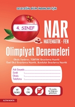 4. Sınıf Nar Olimpiyat Denemeleri Matematik - Fen  9786055255718