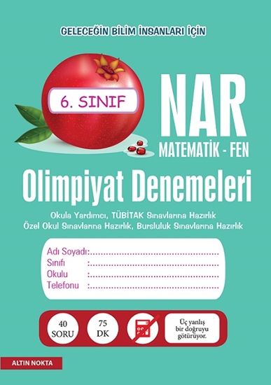 6. Sınıf Nar Olimpiyat Denemeleri Matematik - Fen