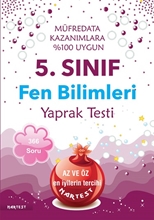 5. Sınıf Fen Bilimleri Yaprak Testi - Yeni Müfredat