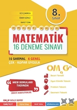 8. Sınıf Omage Gold Matematik 16 Deneme Sınavı (kampanyalı)