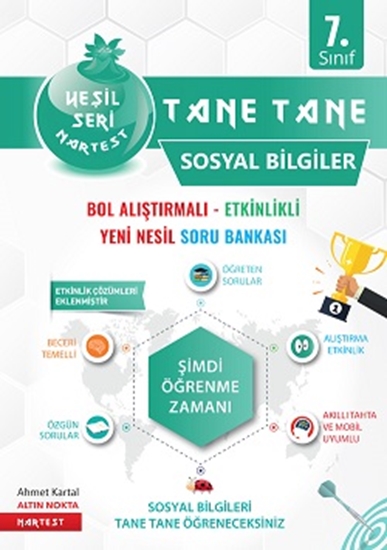 7. Sınıf Yeşil Tane Tane Sosyal Bilgiler Soru Bankası