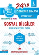 7. Sınıf Mavi Sosyal Bilgiler 24 Deneme Sınavı  9786052043882