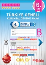 Omage 6. Sınıf 4. Kurumsal Deneme Nisan B Söz-say Kod 240404