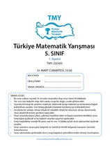 5. Sınıf Tmy Türkiye Matematik Sınavı 2503055