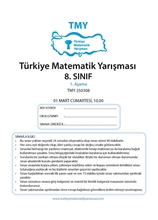 8. Sınıf Tmy Türkiye Matematik Sınavı 2503088