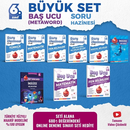 resm 6. SINIF BÜYÜK SET ( BAŞ UCU- SORU HAZİNESİ)