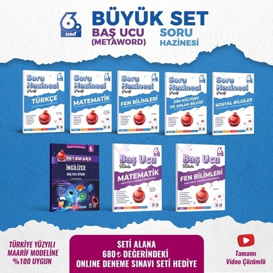 resm 6. SINIF BÜYÜK SET ( BAŞ UCU- SORU HAZİNESİ)