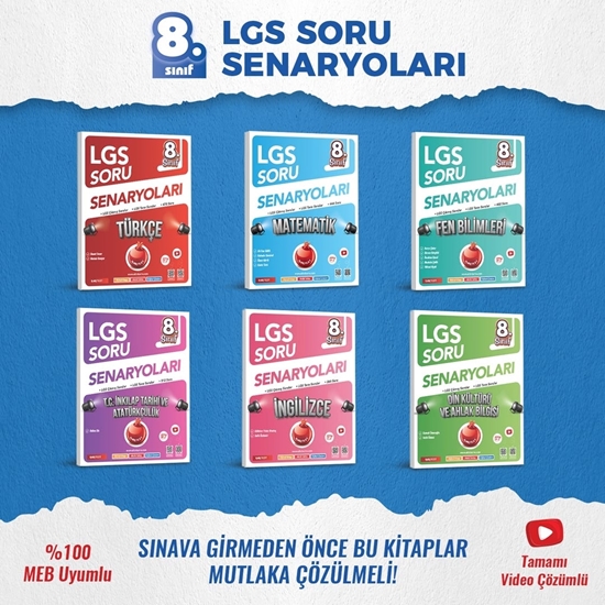 resm 8. SINIF LGS SORU SENARYOLARI SETİ