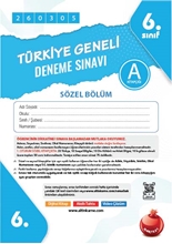 6. Sınıf Türkiye Geneli Ds Mart A Söz Kod 260305