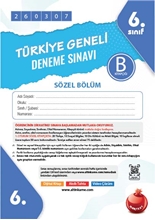 6. Sınıf Türkiye Geneli Ds Mart B Söz Kod 260307