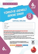 6. Sınıf Türkiye Geneli Ds Mart B Say Kod 260308