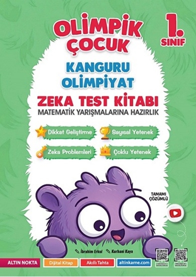 1. Sınıf Olimpik Çocuk Bilsem Kanguru Olimpiyat Zeka Kitabı