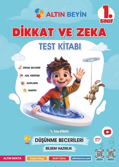 1. Sınıf Altın Beyin Dikkat Ve Zeka Kitabı